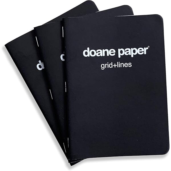 レッドウィングdoane paper グリッドラインポケットノート3冊1パック Amazon.com: Doane Paper